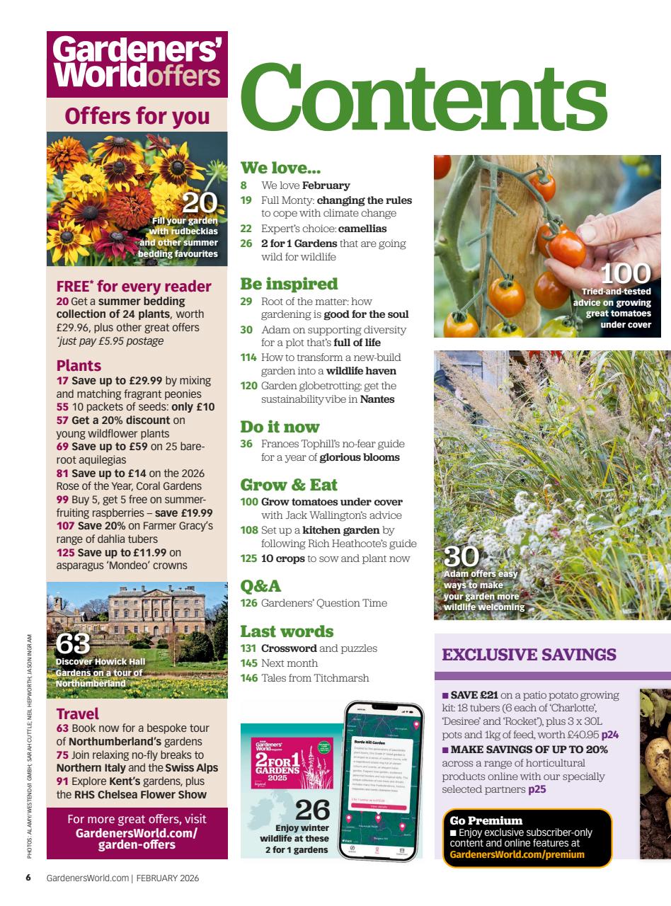 BBC Gardeners’ World Magazine Preview Pages