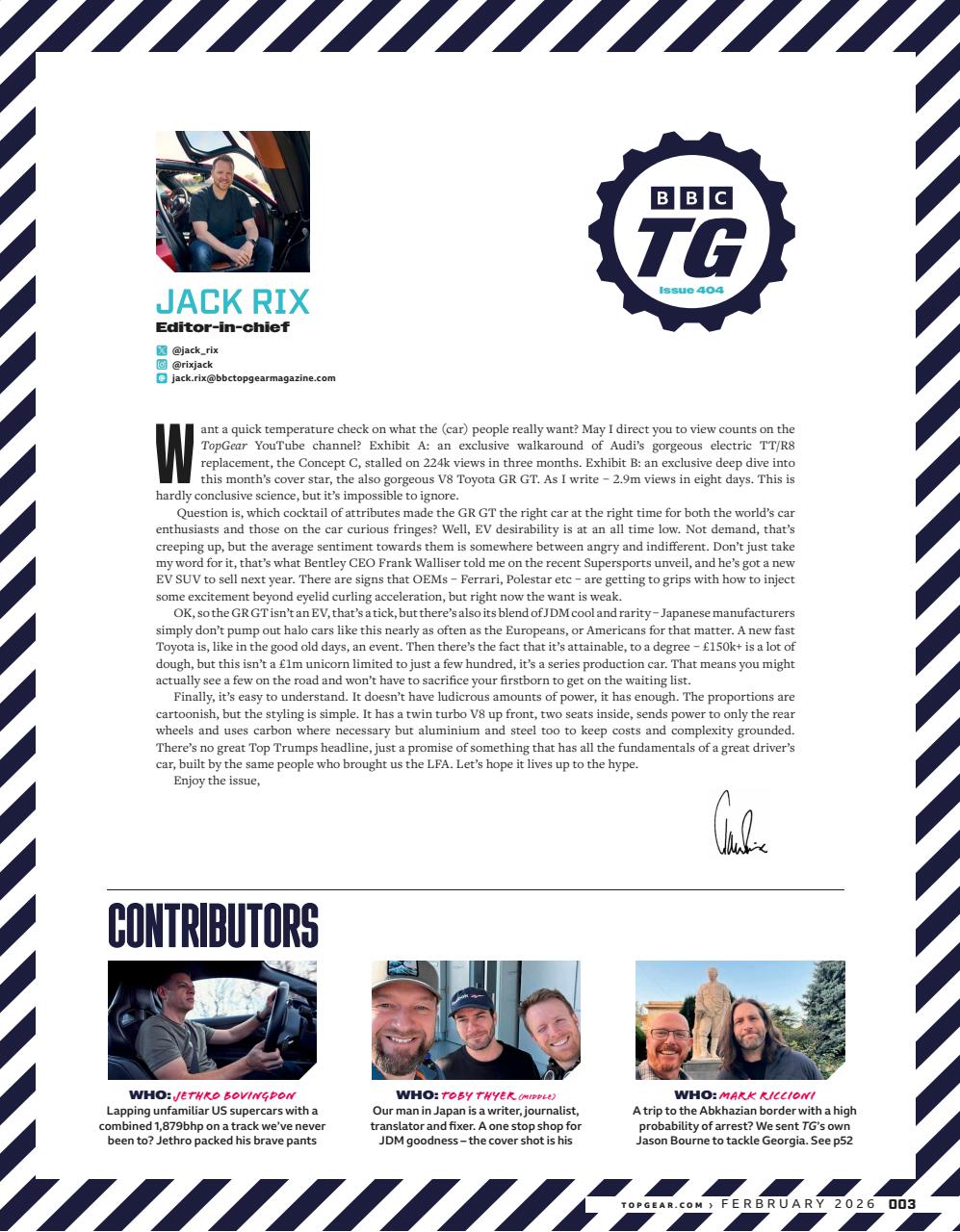 BBC Top Gear Magazine Preview Pages