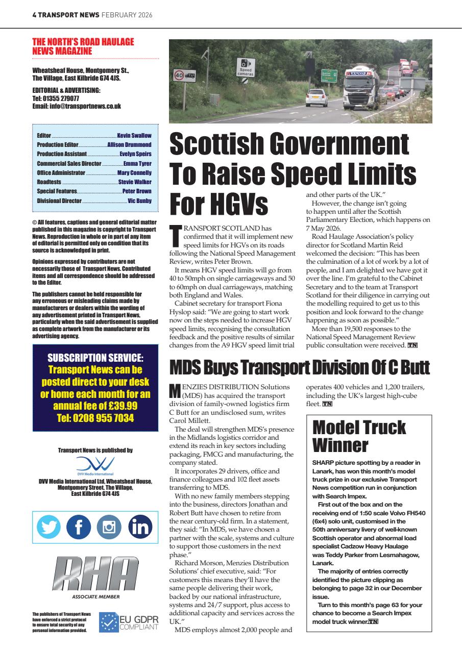 Transport News Preview Pages