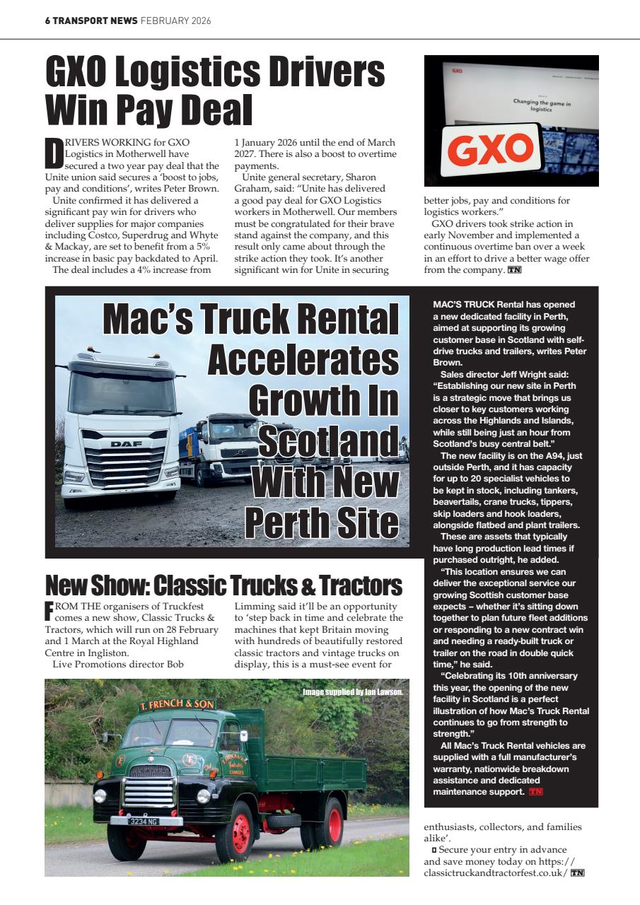 Transport News Preview Pages