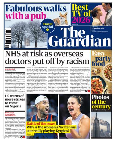 The Guardian Newspaper issue Saturday, 27 December 2025