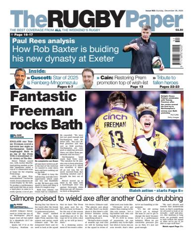 The Rugby Paper issue 28th December 2025