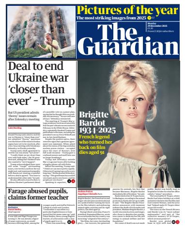 The Guardian Newspaper issue Monday, 29 December 2025