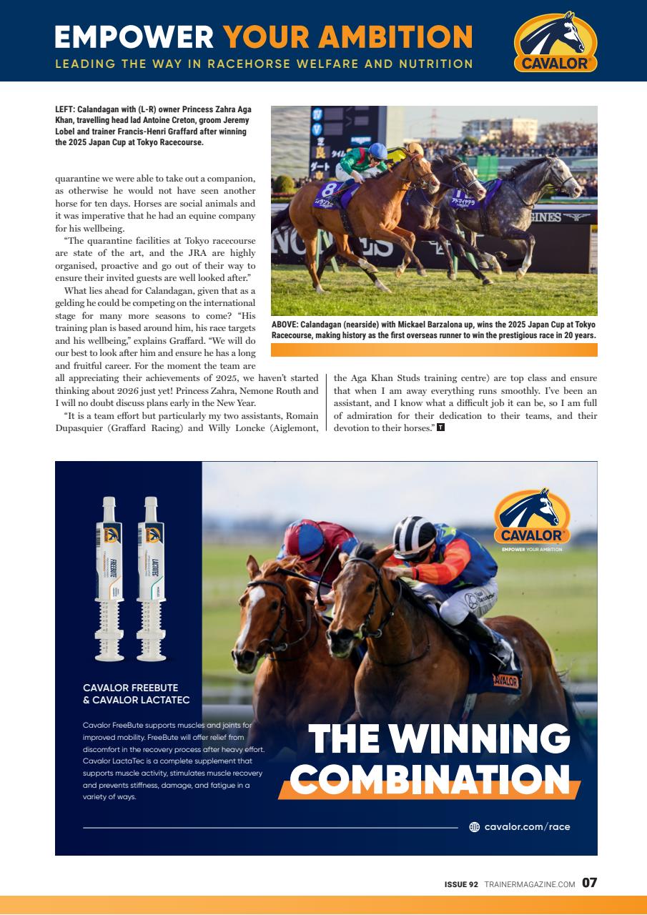 European Trainer Magazine - horse racing Preview Pages