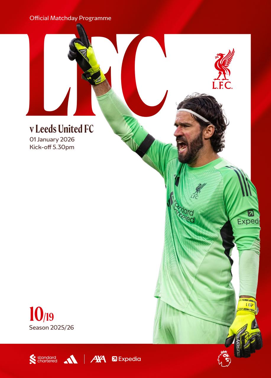 Liverpool FC Programmes Preview Pages