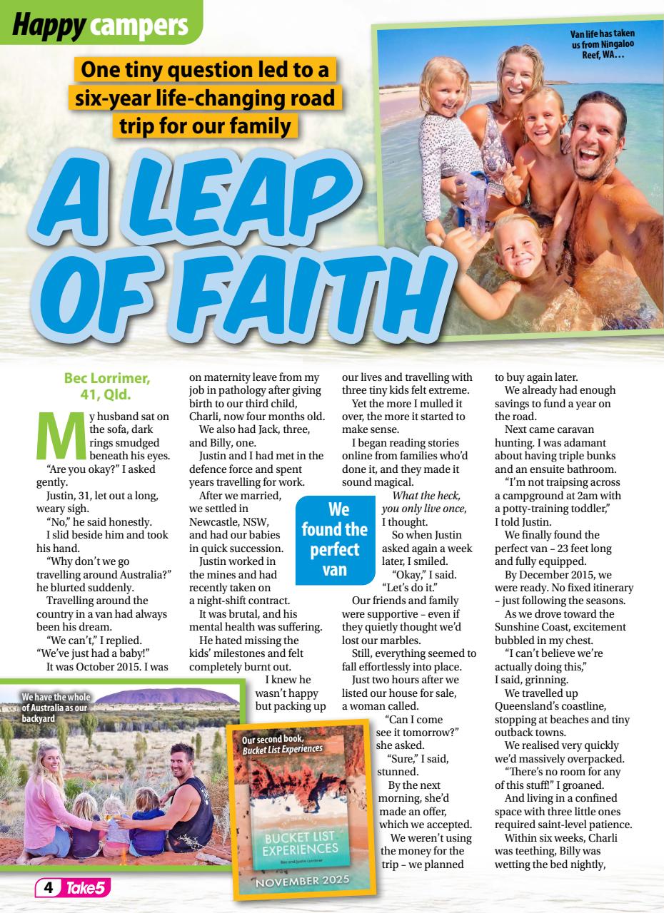 Take 5 Preview Pages