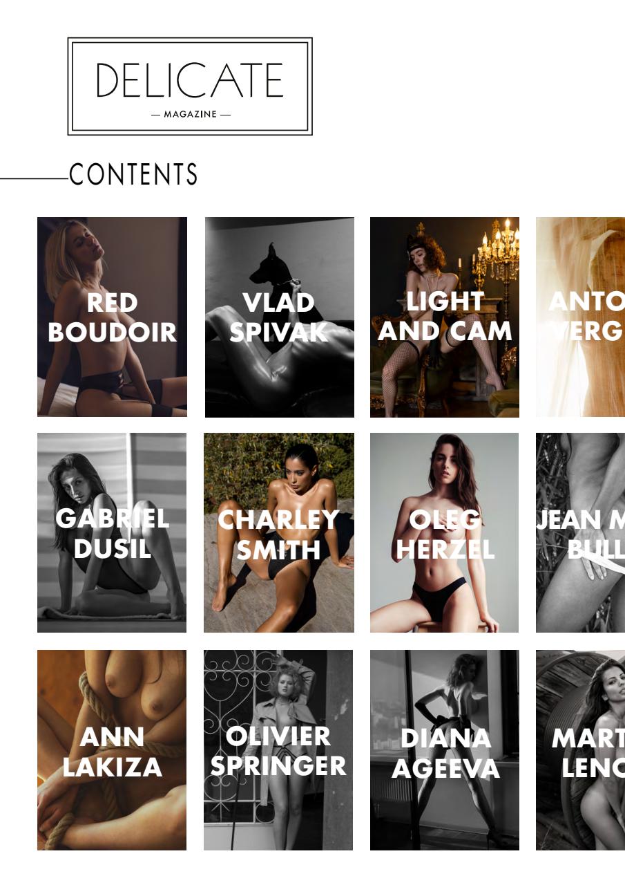 Delicate Magazine Preview Pages