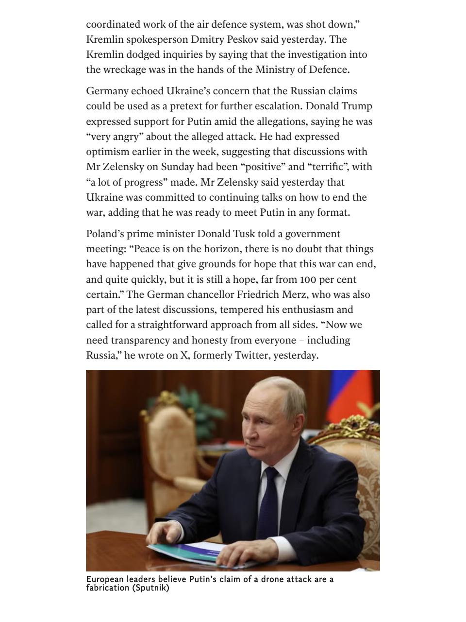 The Independent Daily Edition Newspaper Preview Pages