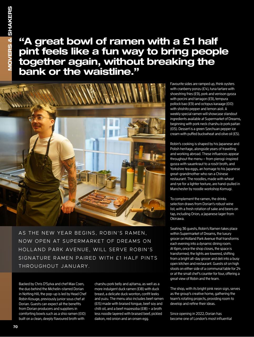 Chef & Restaurant Magazine Preview Pages