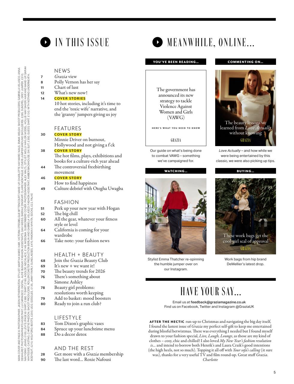 Grazia Preview Pages