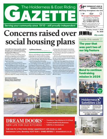 Holderness Gazette January 1, 2026 issue Holderness Gazette January 1, 2026