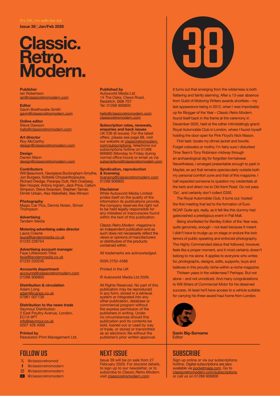 Classic Retro Modern Magazine Preview Pages