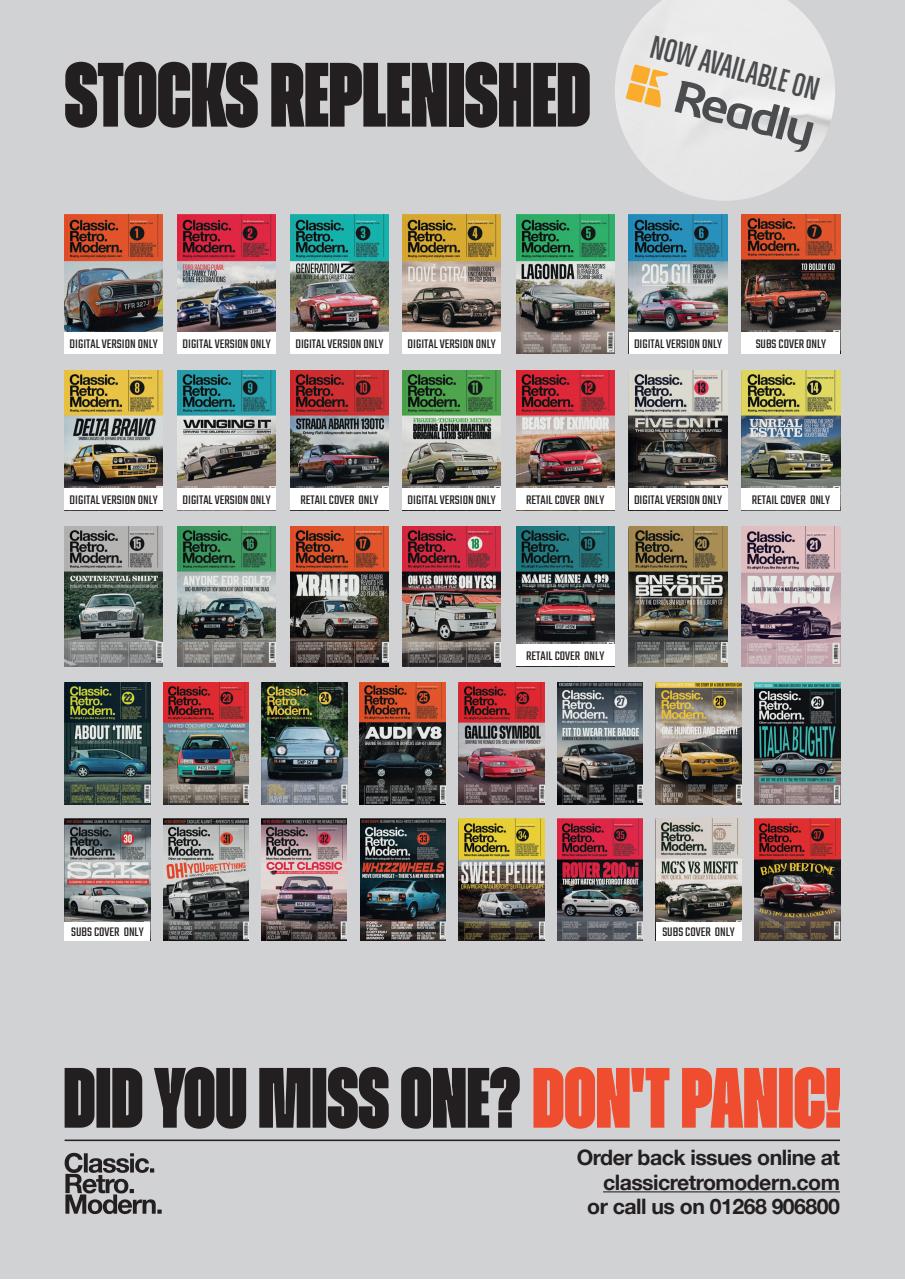 Classic Retro Modern Magazine Preview Pages