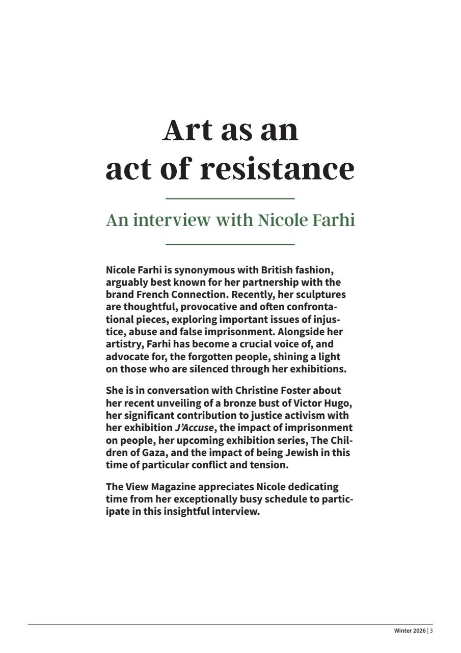 The View Magazine Preview Pages