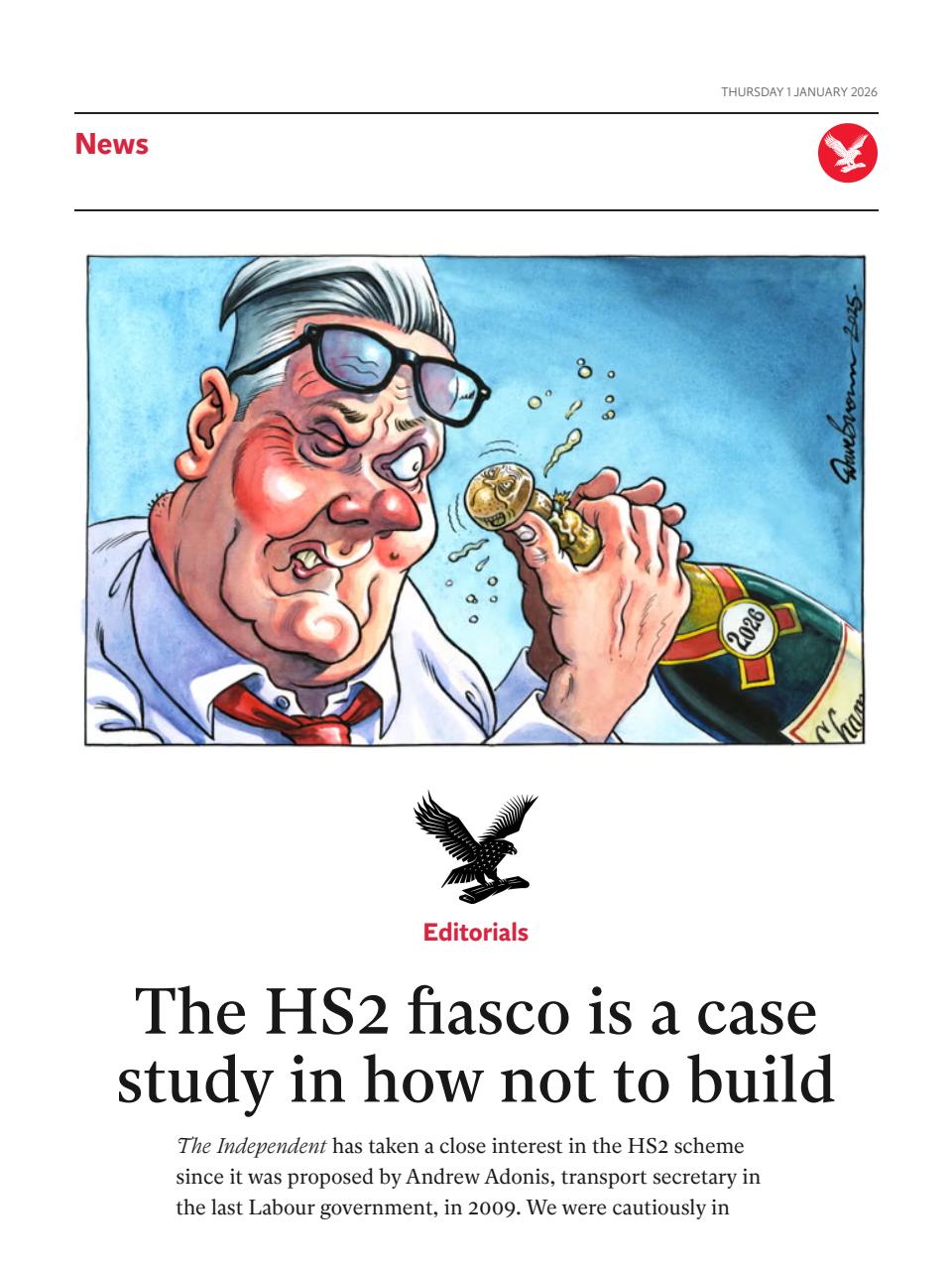 The Independent Daily Edition Newspaper Preview Pages