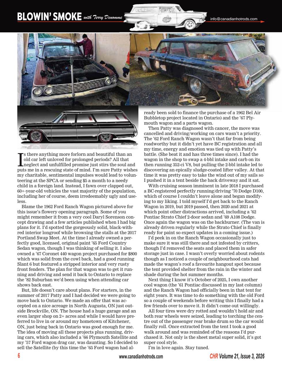 Canadian Hot Rods Preview Pages