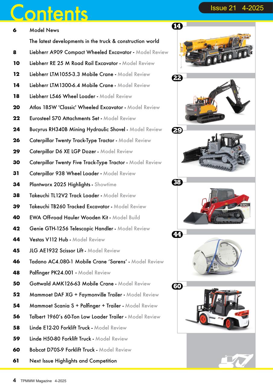 Truck, Plant & Machinery Model World Preview Pages