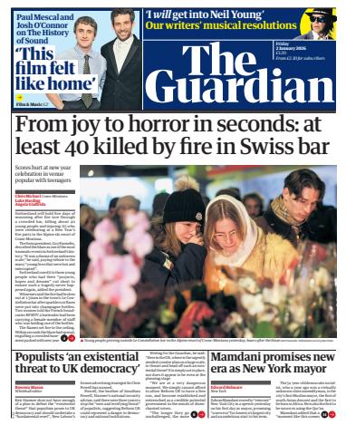 The Guardian Newspaper issue Friday, 02 January 2026