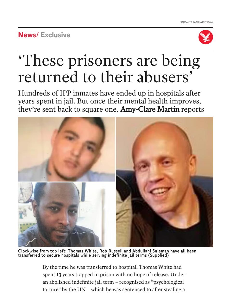 The Independent Daily Edition Newspaper Preview Pages