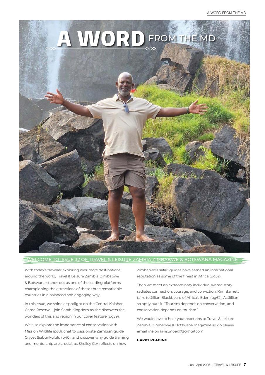 Travel & Leisure Zambia & Zimbabwe Preview Pages