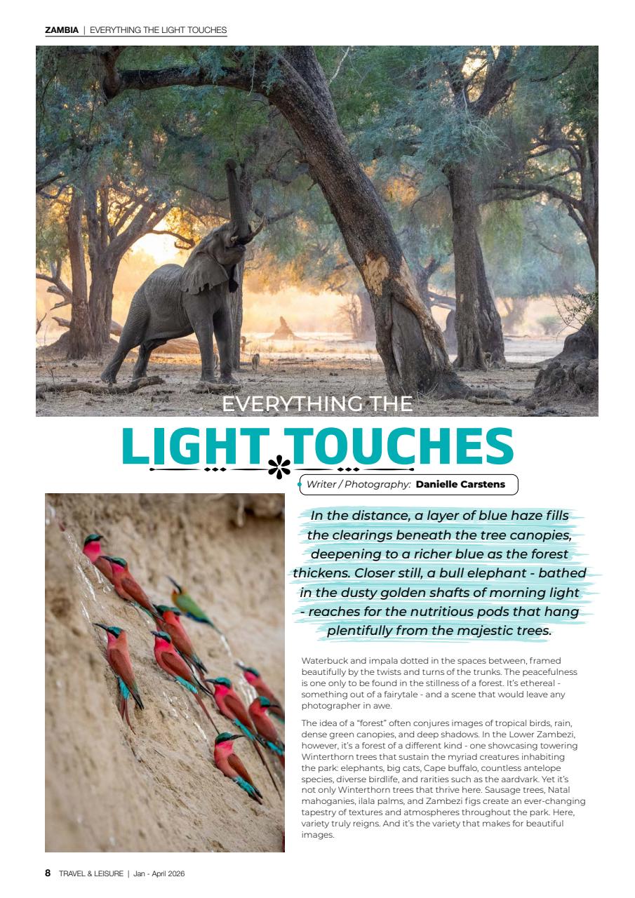 Travel & Leisure Zambia & Zimbabwe Preview Pages