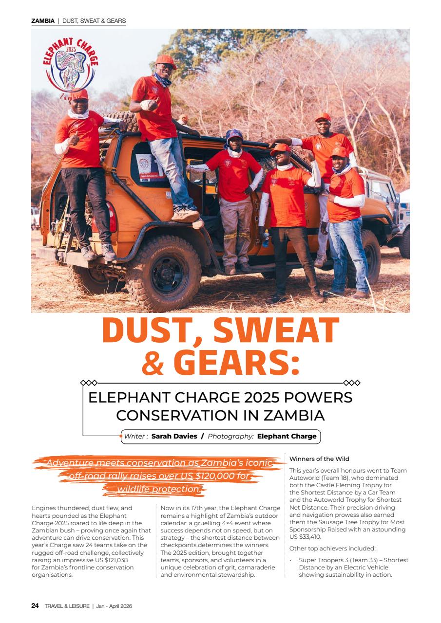 Travel & Leisure Zambia & Zimbabwe Preview Pages