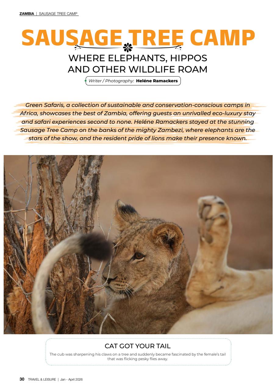 Travel & Leisure Zambia & Zimbabwe Preview Pages