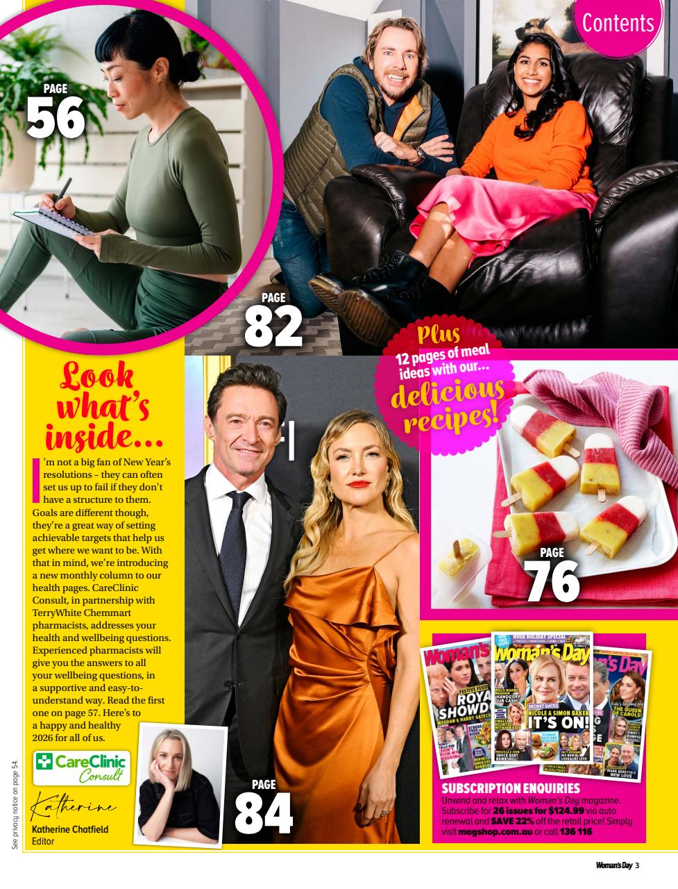 Woman's Day Australia Preview Pages