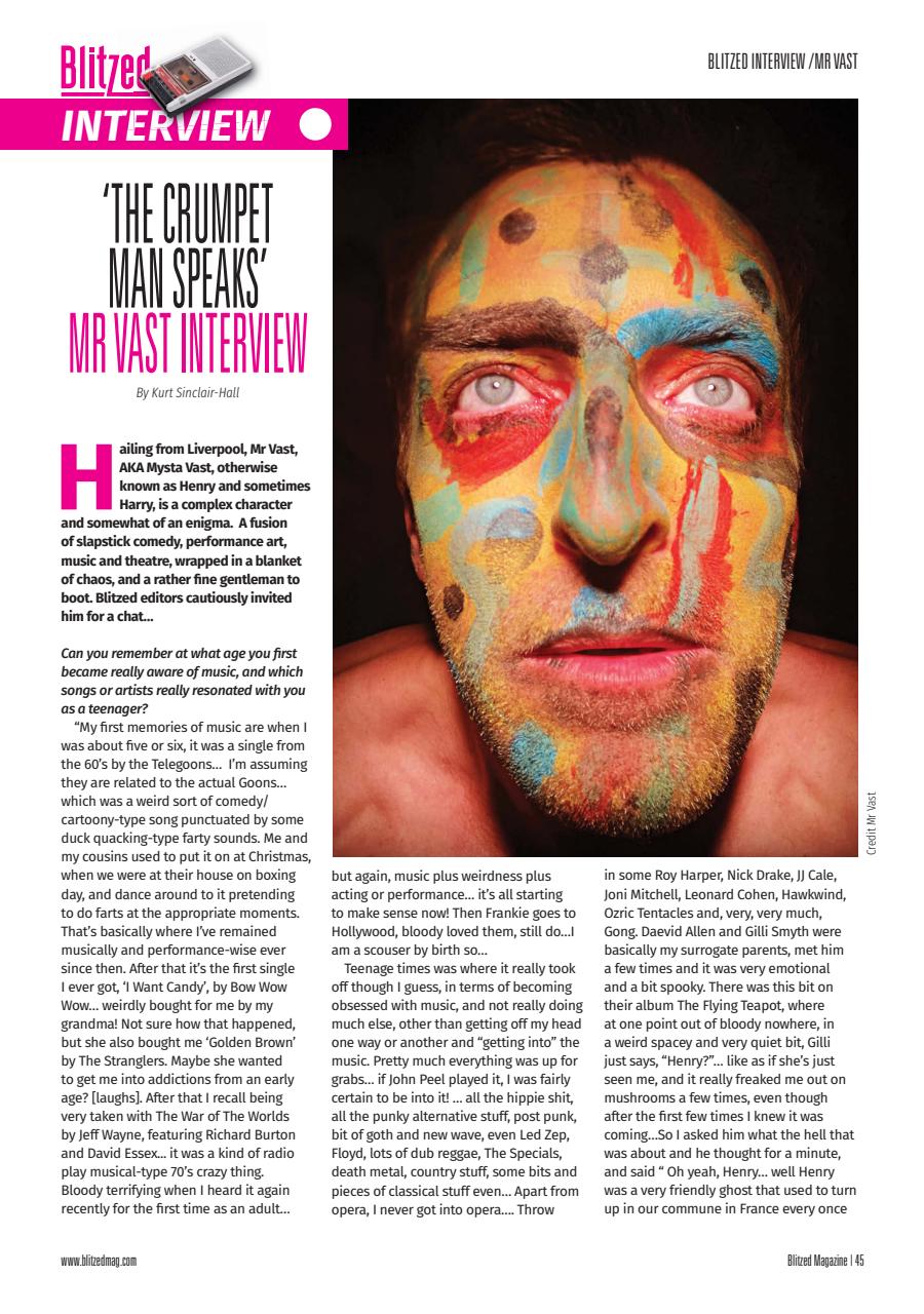 Blitzed Magazine Preview Pages