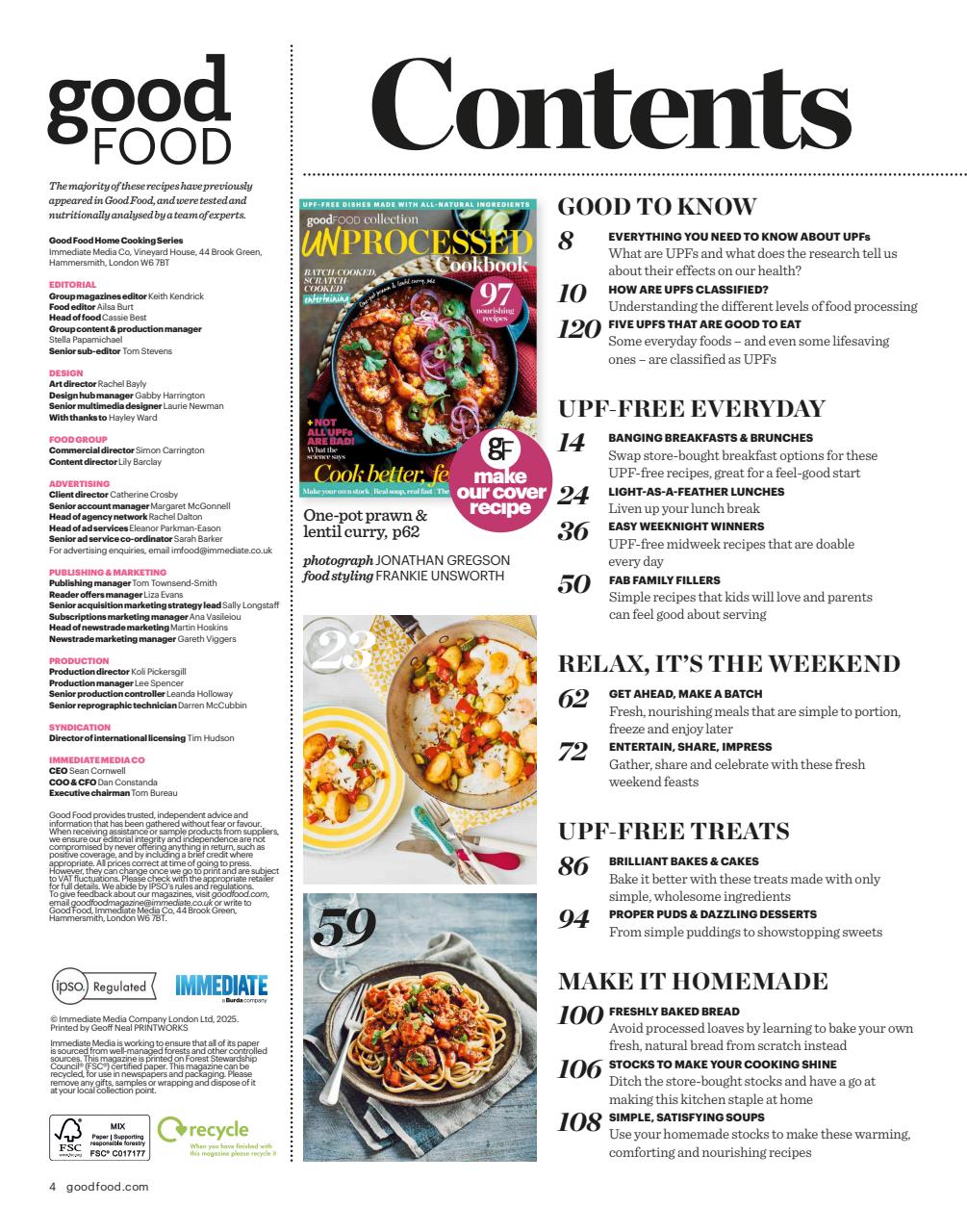 Good Food Magazine Preview Pages