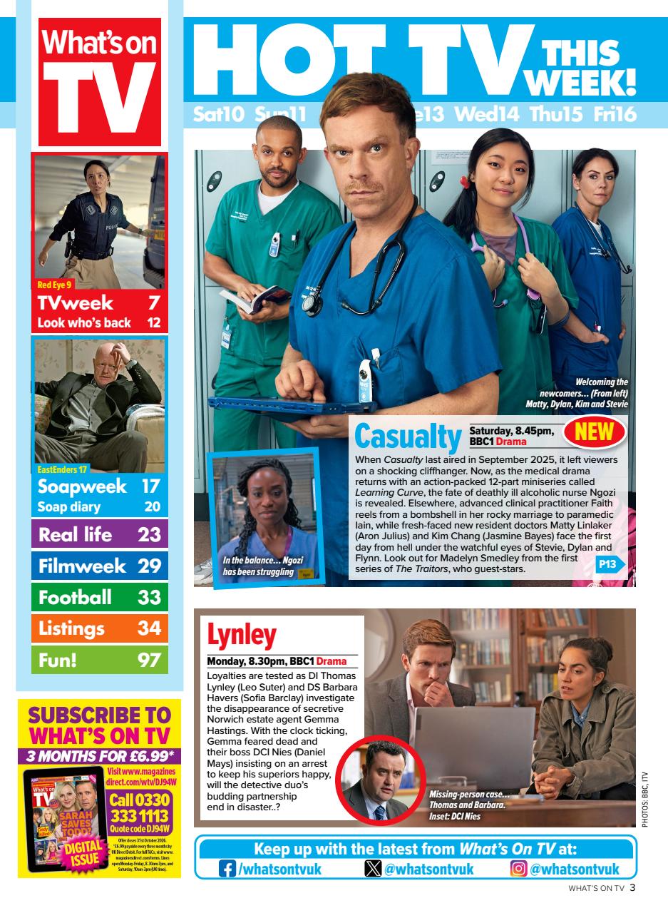 What's on TV Preview Pages
