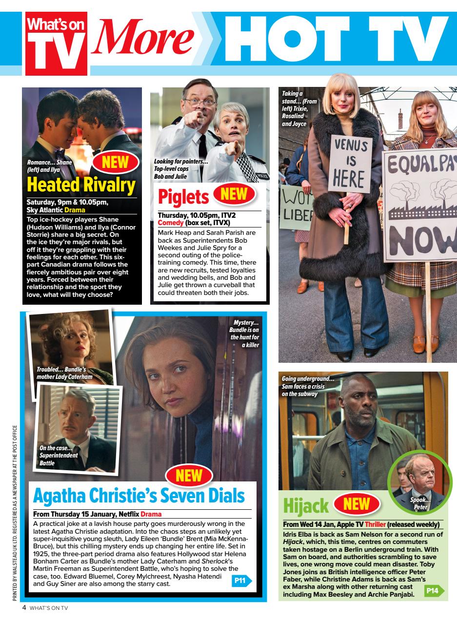 What's on TV Preview Pages