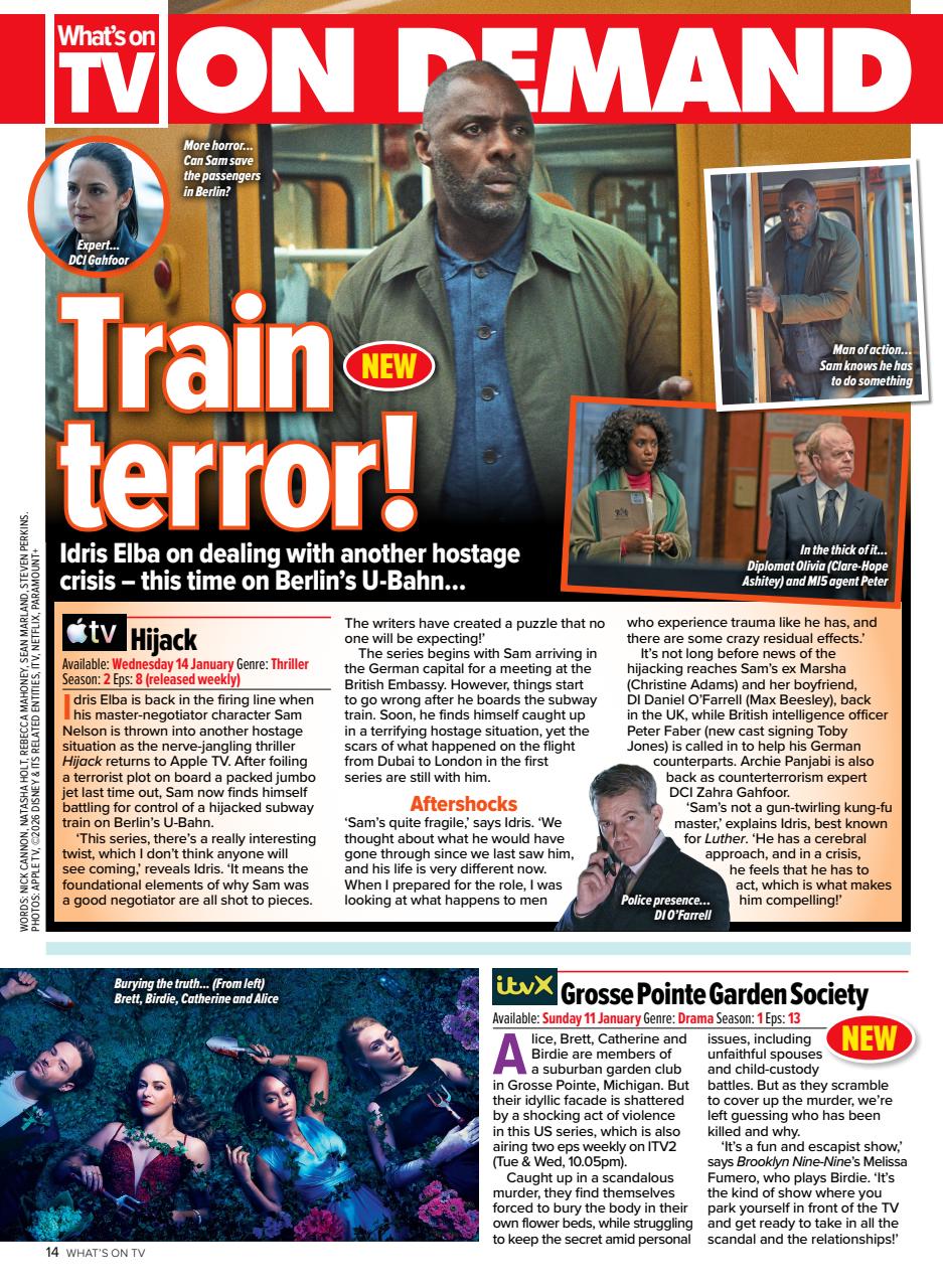 What's on TV Preview Pages