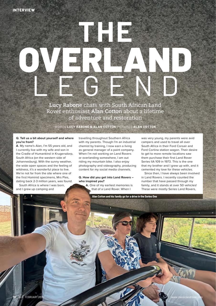Classic Land Rover Magazine Preview Pages