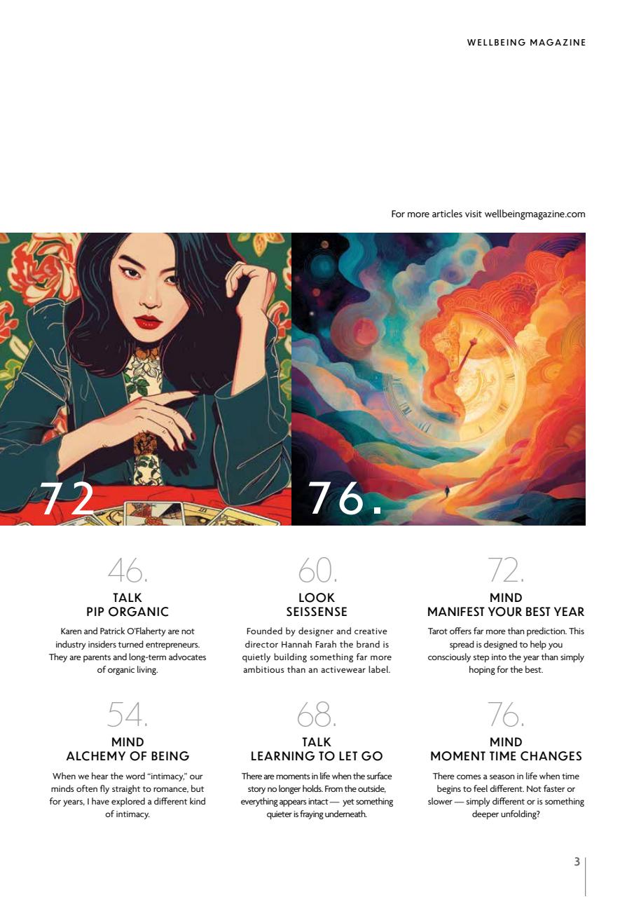 Wellbeing Magazine Preview Pages