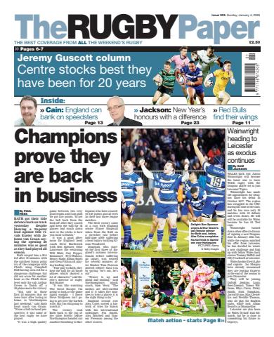 The Rugby Paper issue 4-Jan-2026