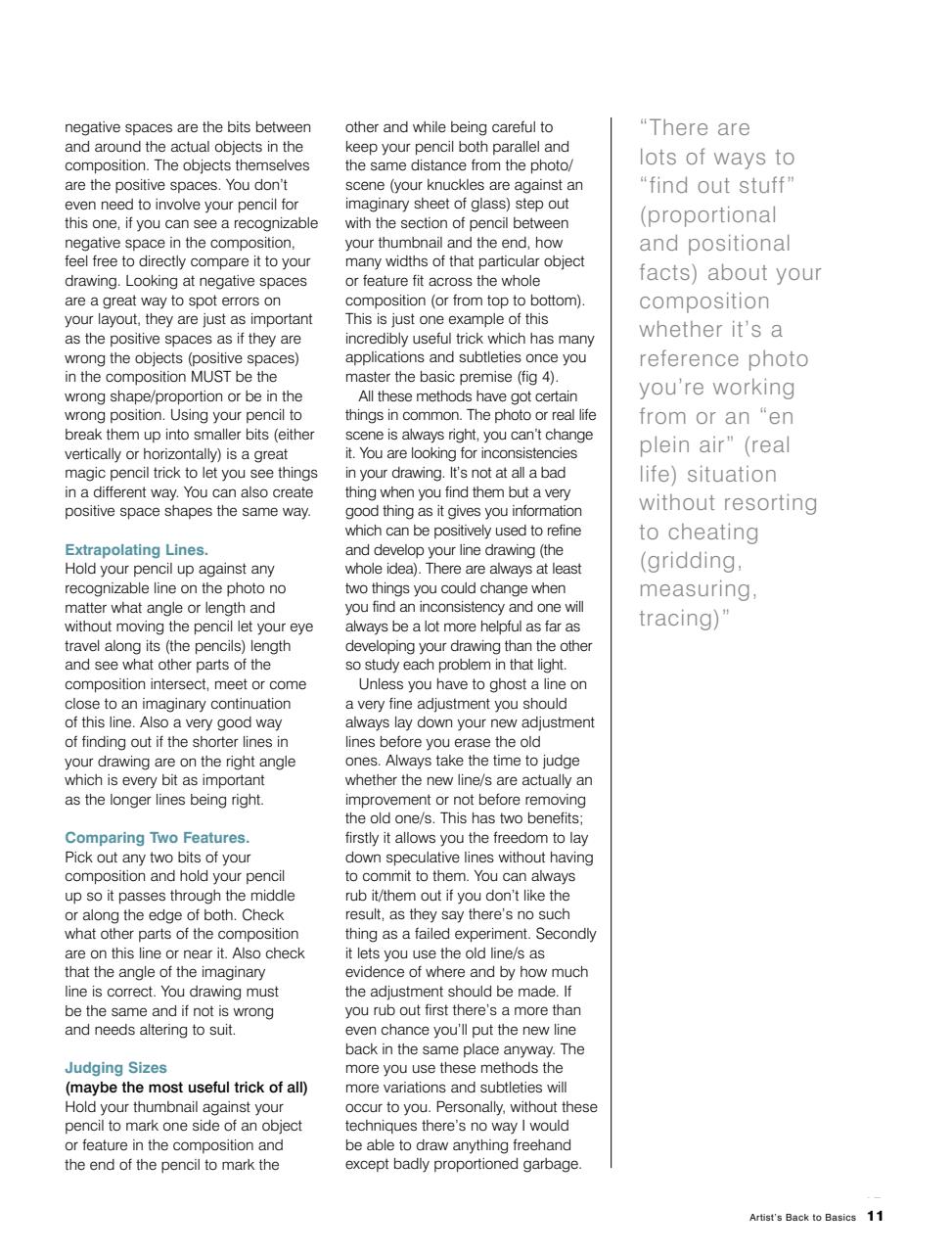 Artists Back to Basics Preview Pages