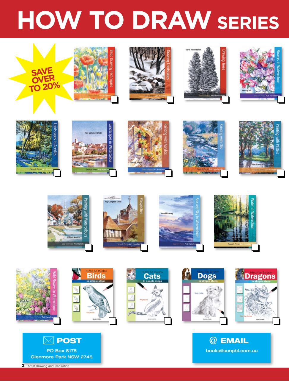 Australian Drawing and Inspiration Preview Pages