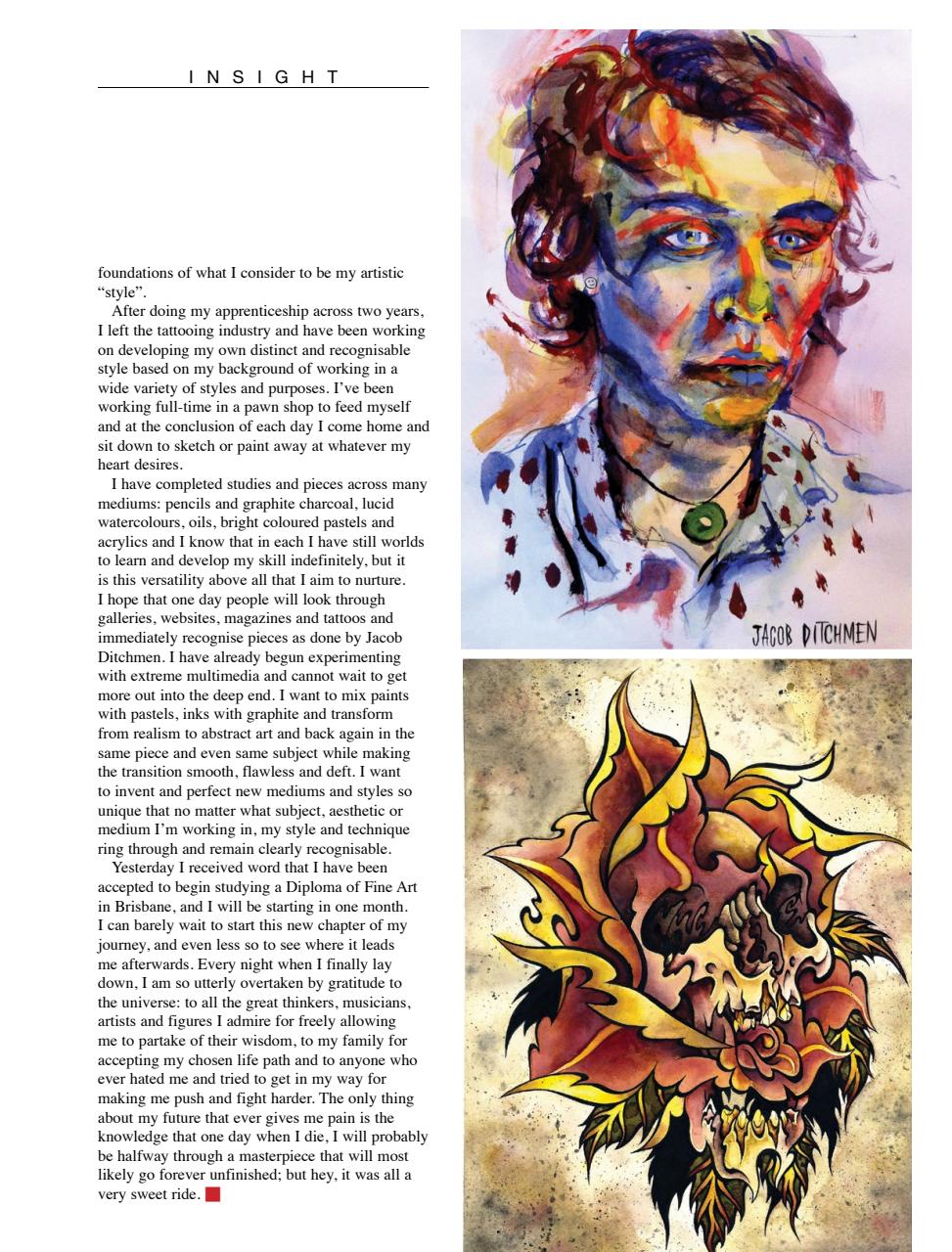 Australian Drawing and Inspiration Preview Pages