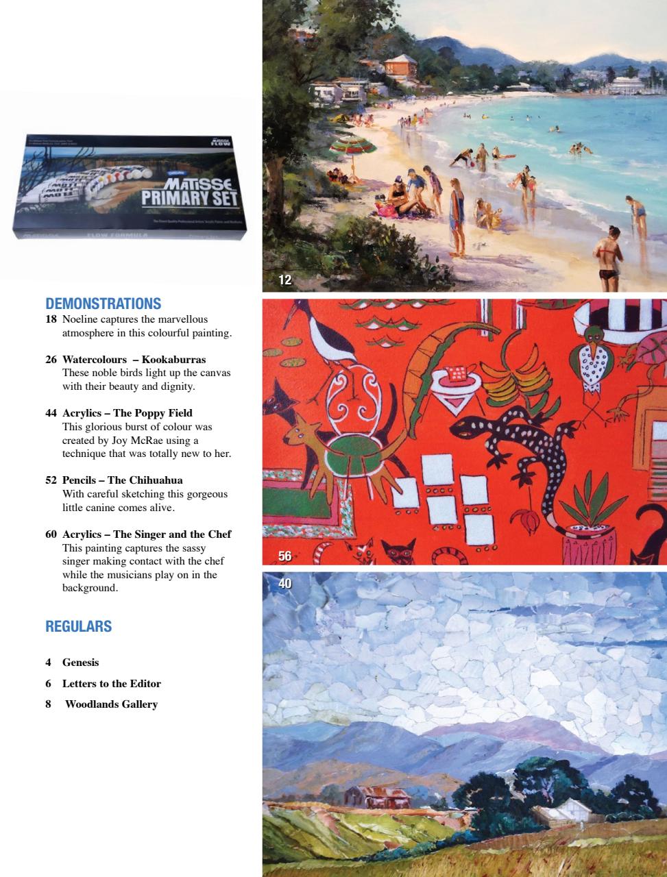 Artist's Palette Preview Pages