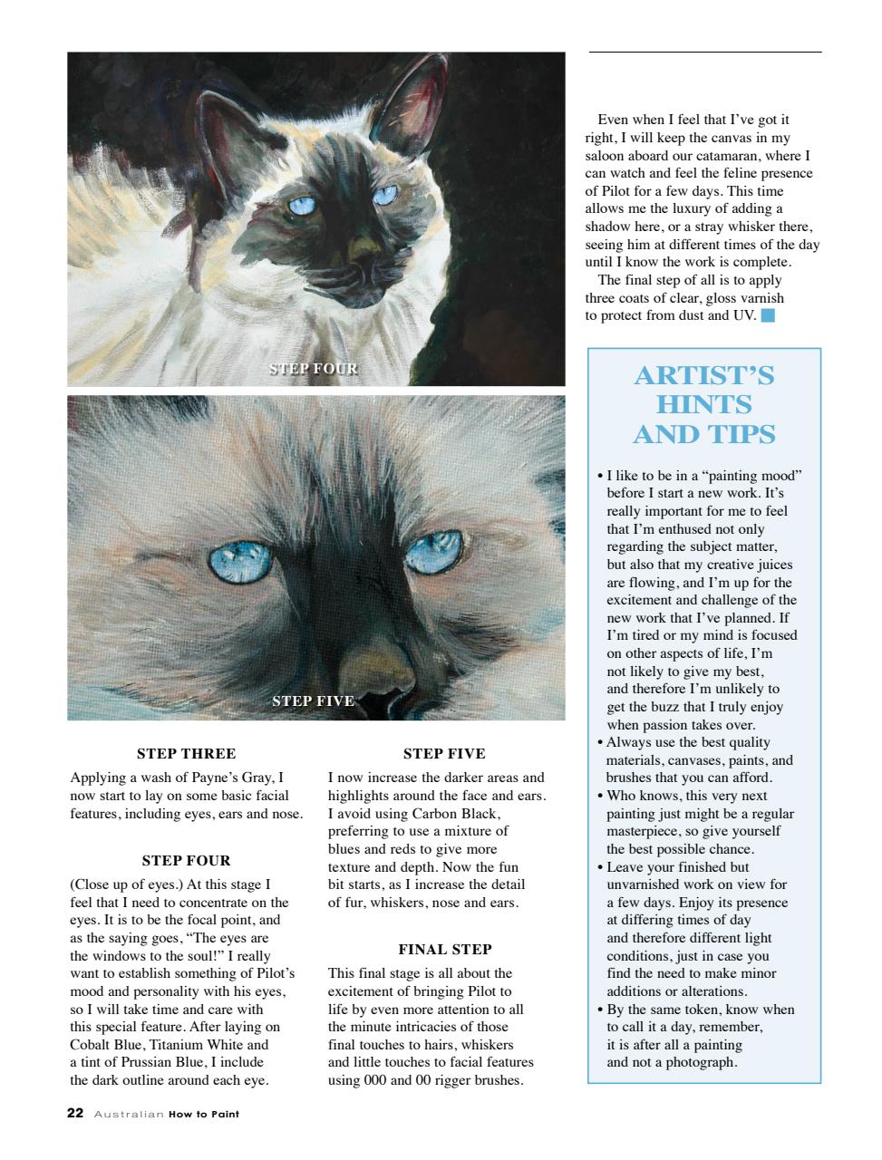 Australian How to Paint Preview Pages