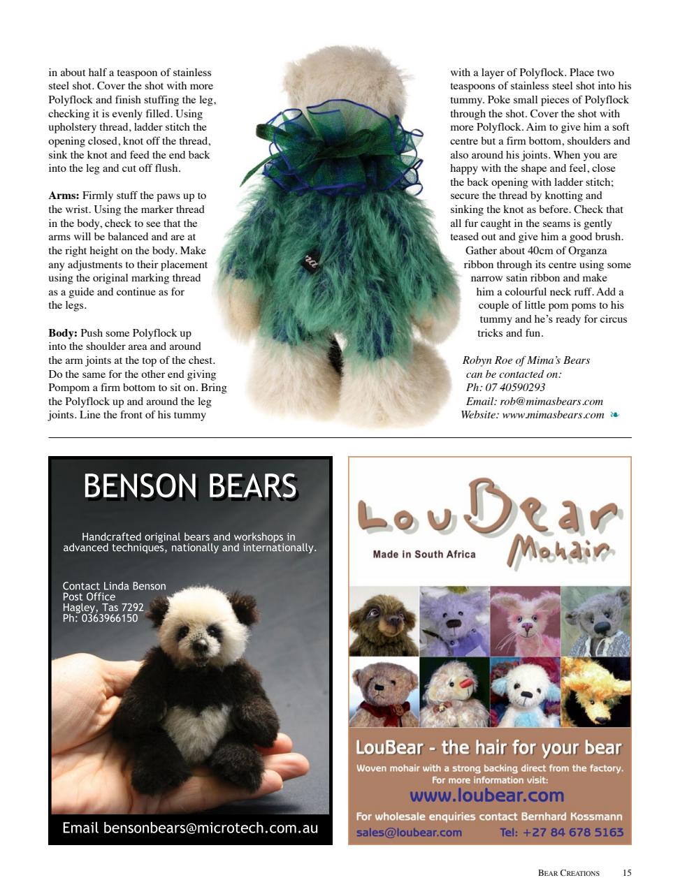 Bear Creations Preview Pages