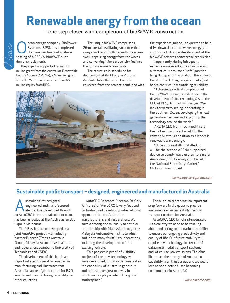 HomeGrown Preview Pages