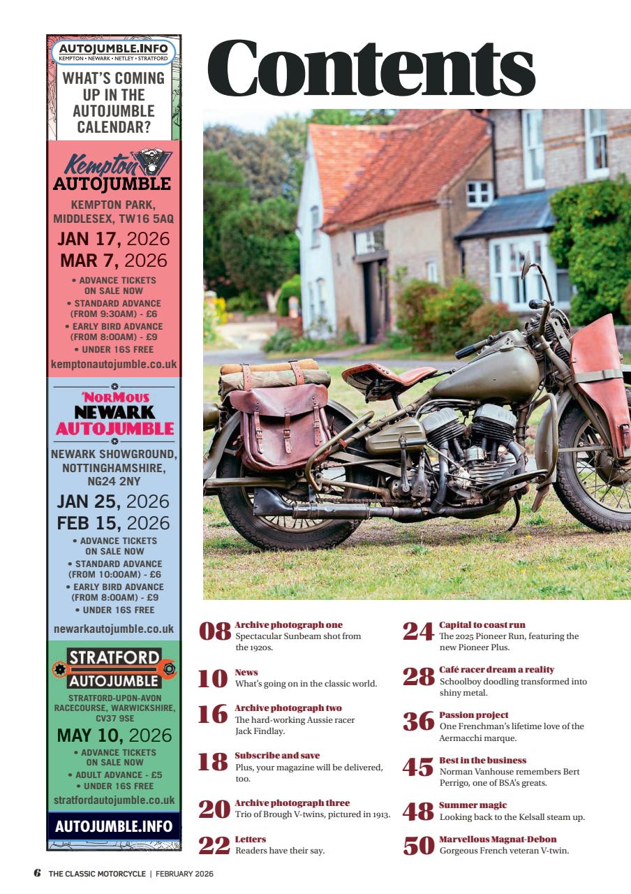 The Classic MotorCycle Preview Pages