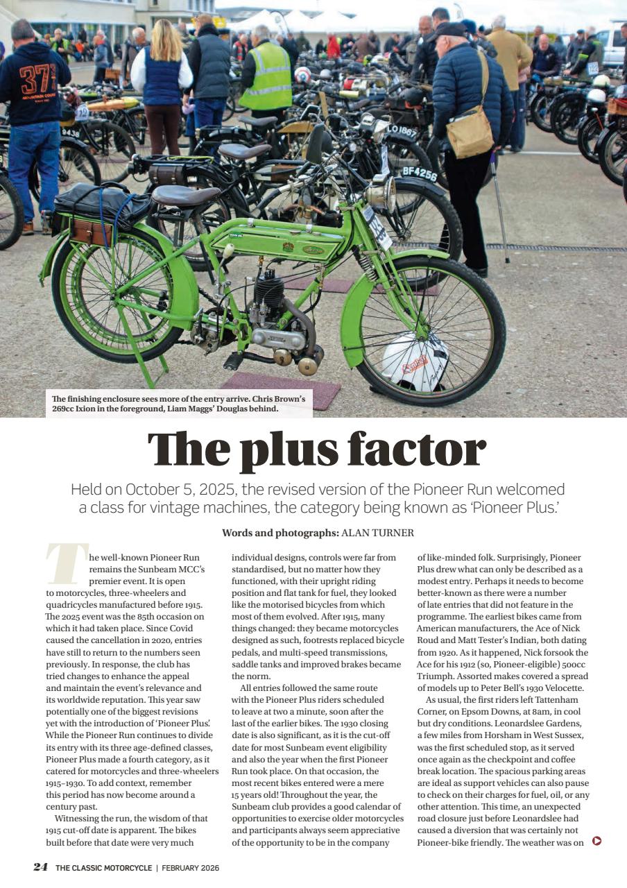 The Classic MotorCycle Preview Pages