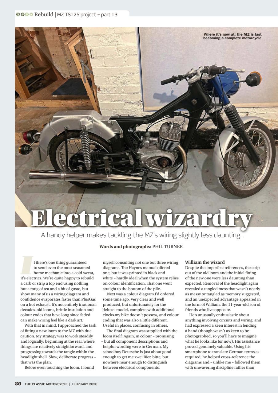 The Classic MotorCycle Preview Pages