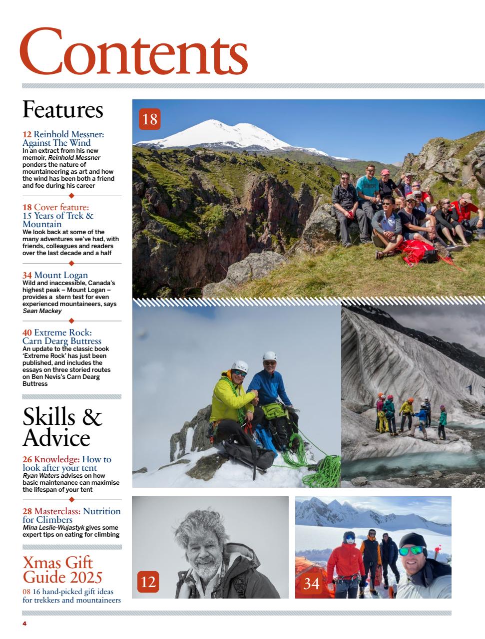 Trek & Mountain Magazine Preview Pages