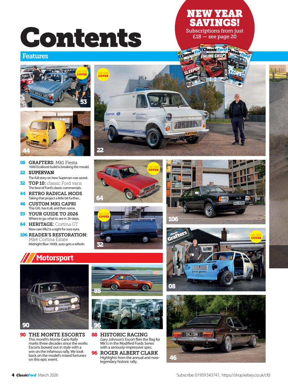 Classic Ford Preview Pages
