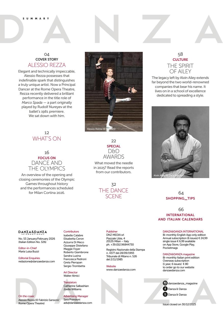DANZA&DANZA International Preview Pages