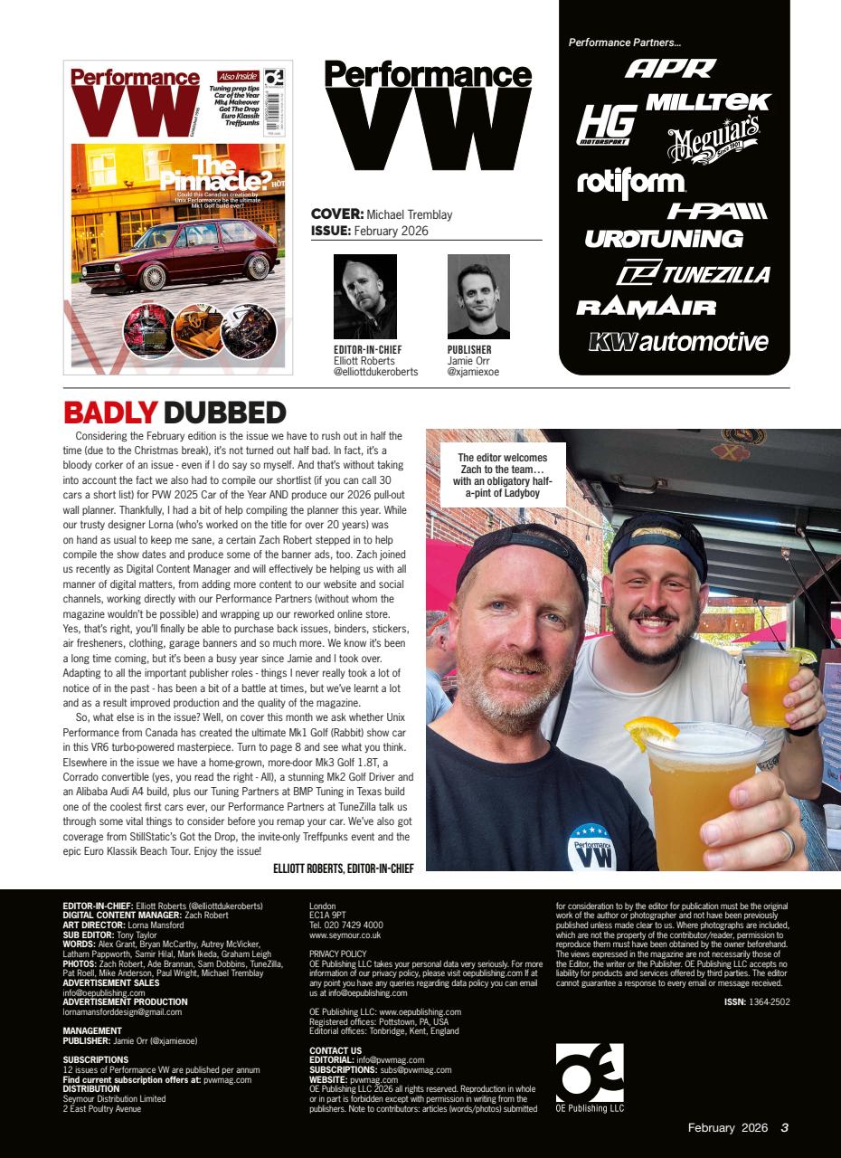 Performance VW Preview Pages